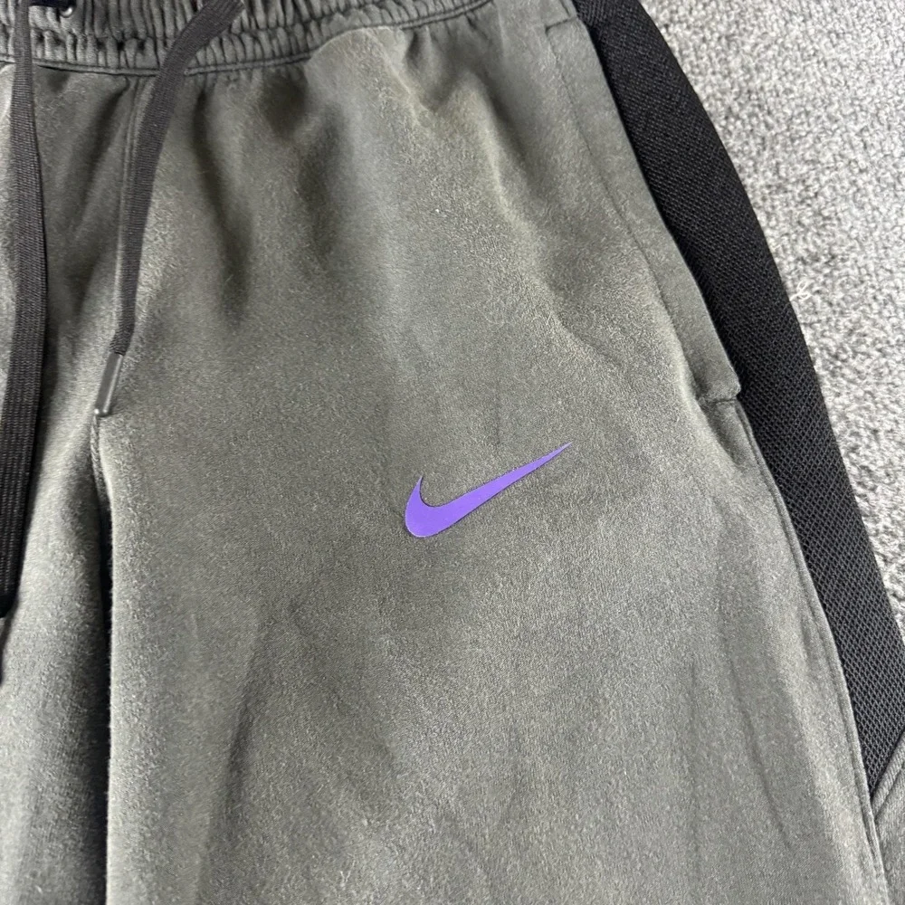LSU Tigers Sweatpants Mens M Gray Nike Dri Fit NCAA Football College Logo